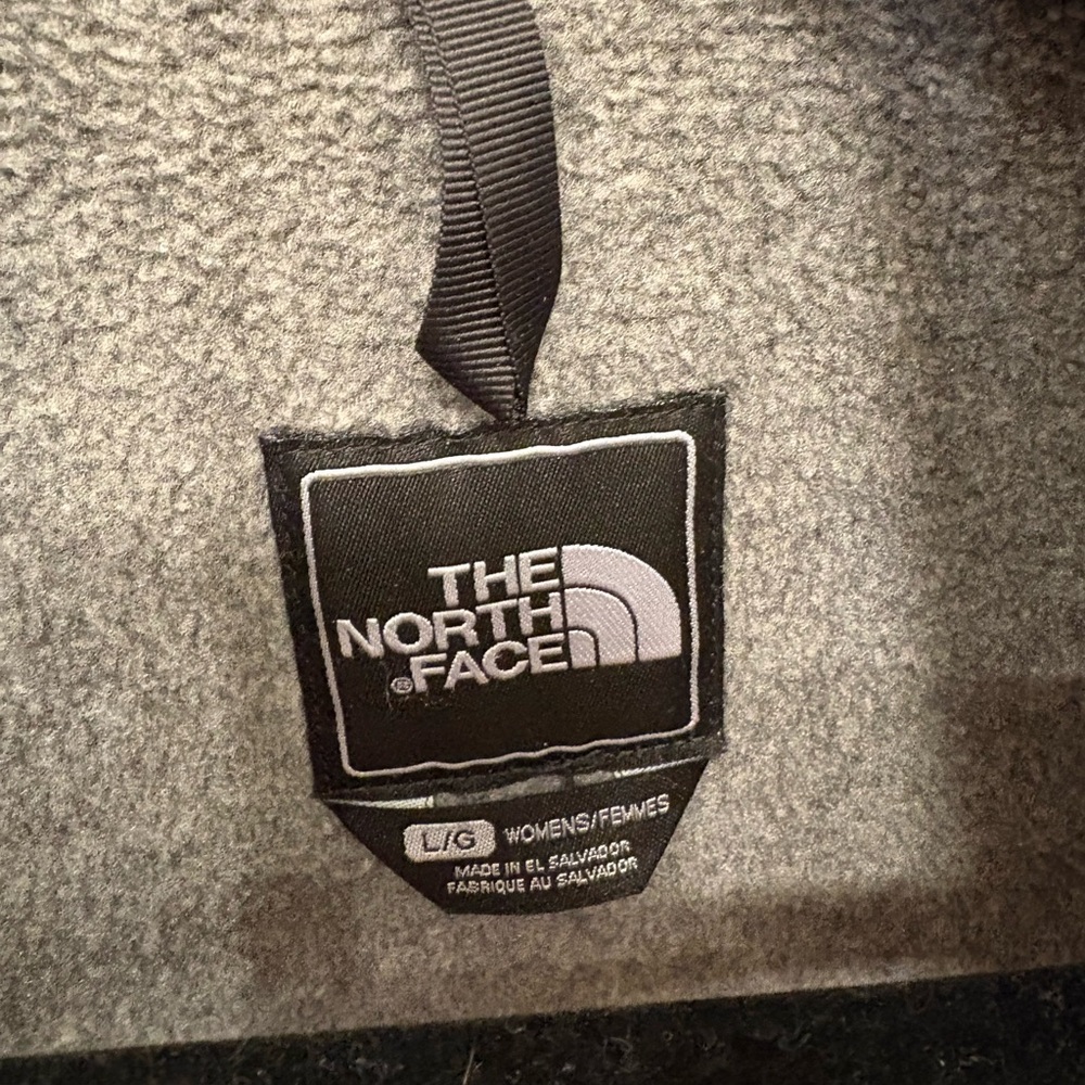 North face fleece- grey- women’s large - Picture 2 of 2